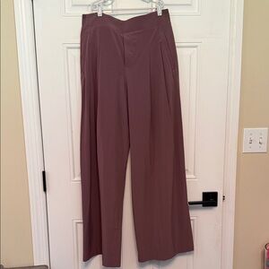 Athleta Mauve Wide Leg Pants